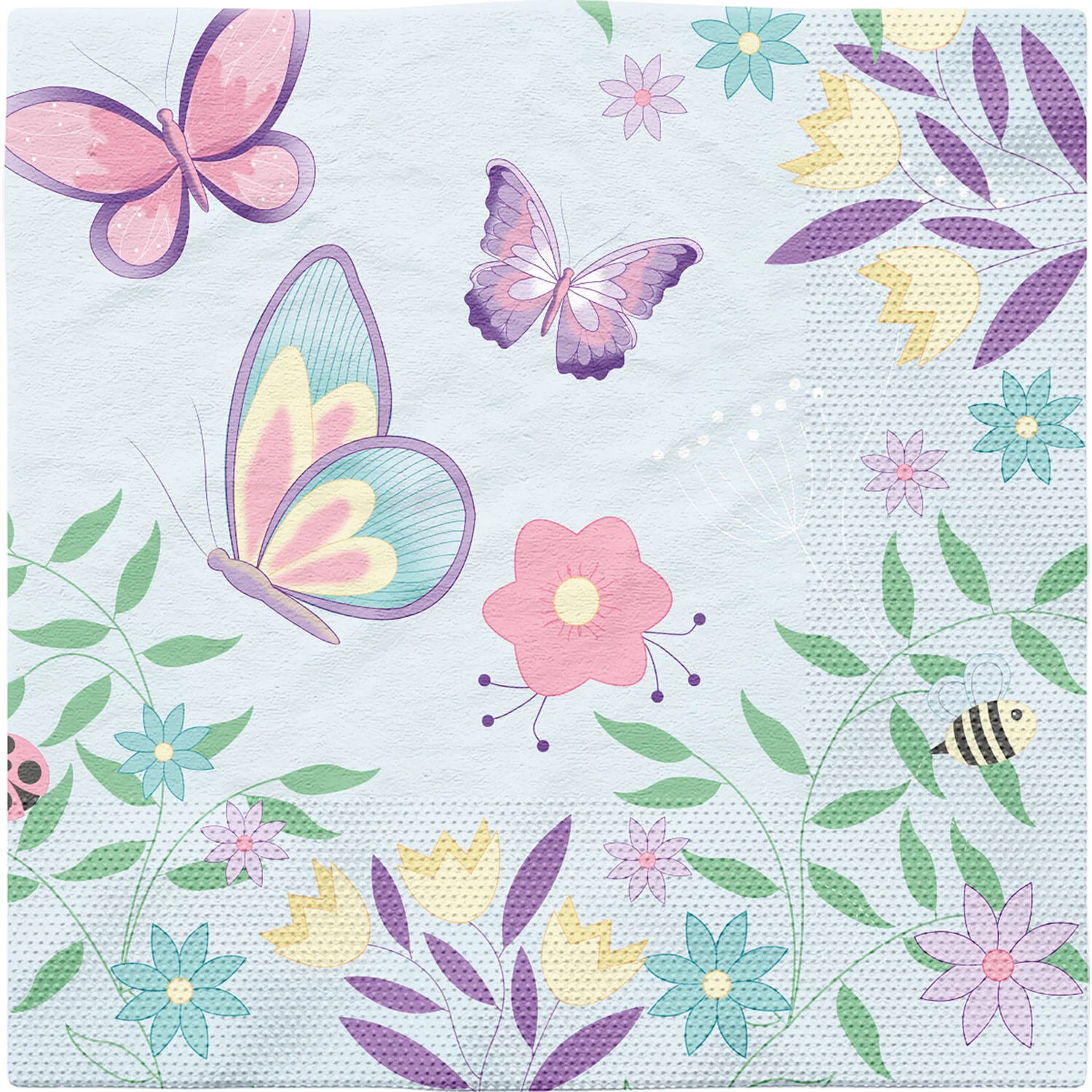 Χαρτοπετσέτες Πάρτυ - Πεταλούδες Flutter (16 Tεμ)