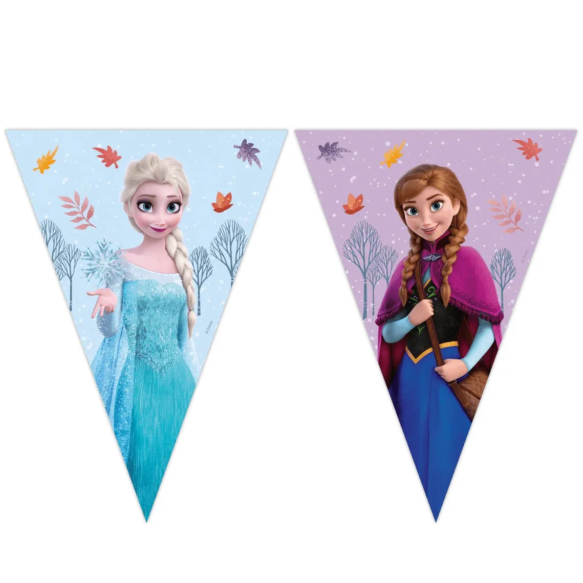 Τριγωνικά Σημαιάκια Frozen - Idyllic Wonder 230cm