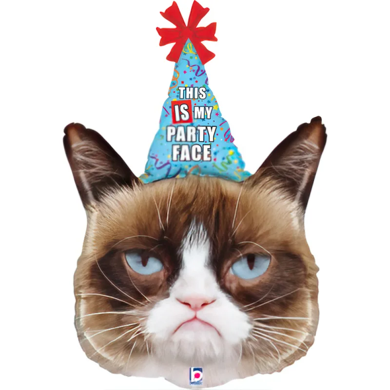 29'' Μπαλόνι Γάτα ''My Party Face''