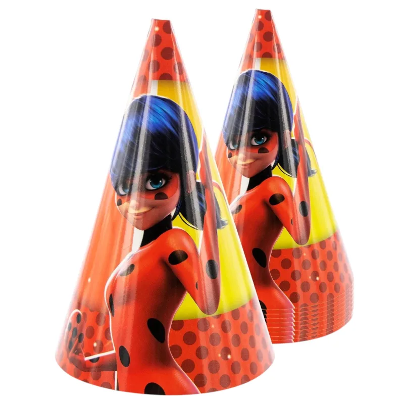 Καπελάκια πάρτυ Miraculous Ladybug (10 τεμ)