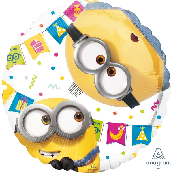 18" Μπαλόνι Minions - Δύο Όψεων