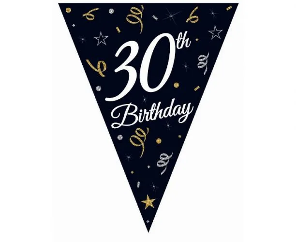 Μπάνερ γενεθλίων "30th Birthday"