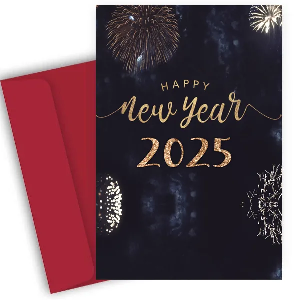 Πρωτοχρονιάτικη Κάρτα - Fireworks 2025