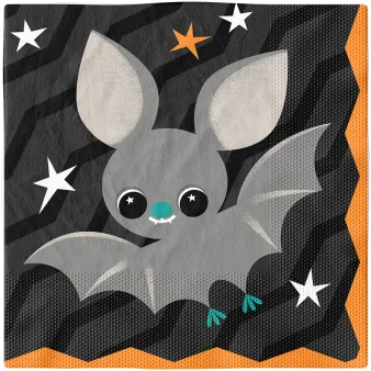 Halloween Χαρτοπετσέτες - Νυχτερίδα (16 τεμ)