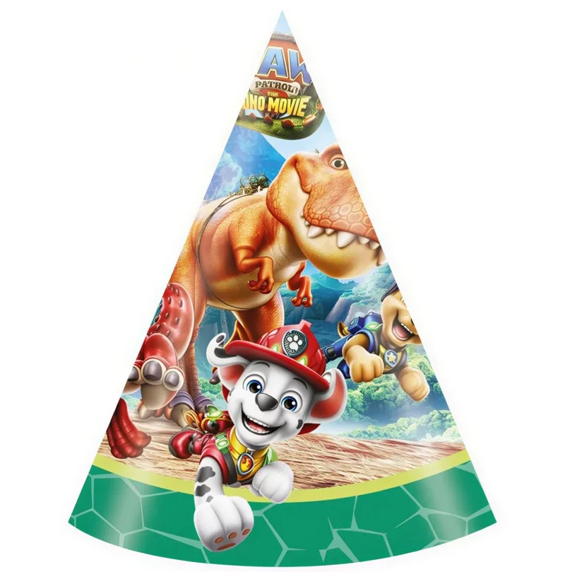 Καπελάκια πάρτυ - Paw Patrol Dino Movie (6 τεμ)