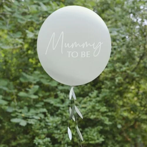 32" Μπαλόνι "Mummy to Be" με τεχνητά φύλλα
