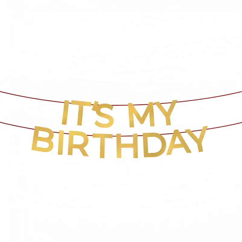 Χρυσή Γιρλάντα - It's My Birthday (3m)