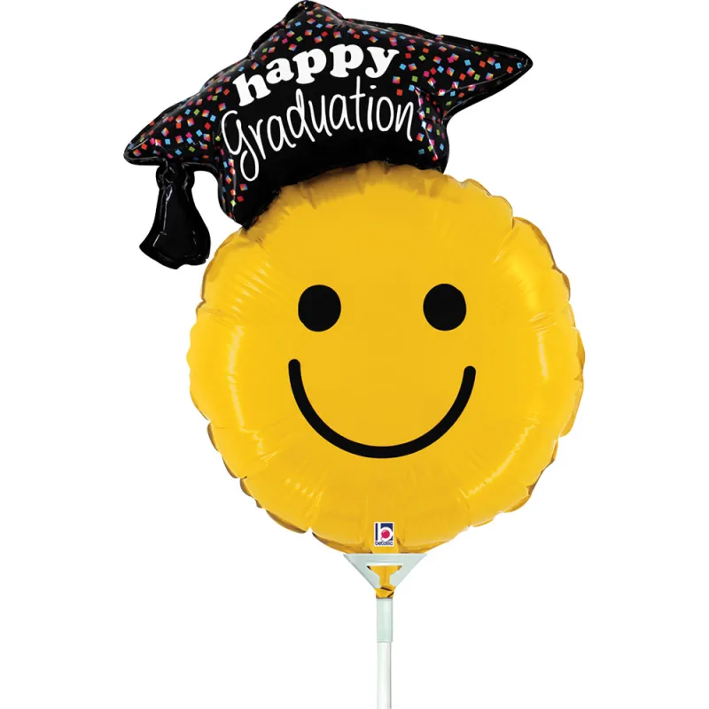 Mini Shape Μπαλόνι Smiley Happy Graduation