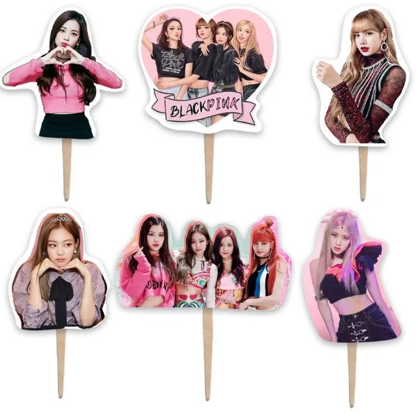 Οδοντογλυφίδες πάρτυ Blackpink (6 τεμ)