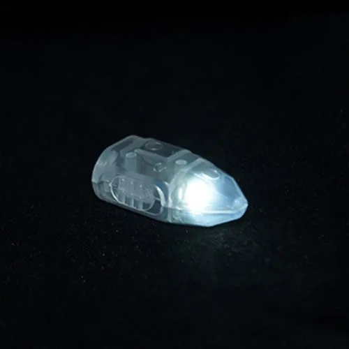 LED λευκό φωτάκι ψείρα με μπαταρία