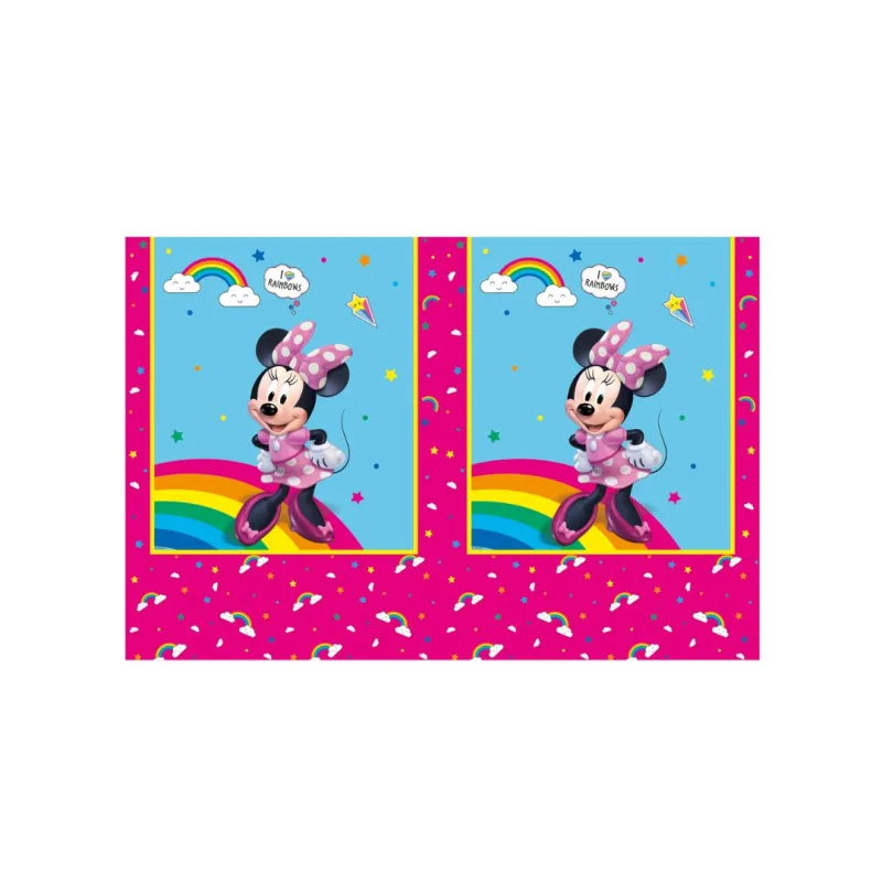 Τραπεζομάντηλο Minnie Rainbow Πλαστικό (120x180 εκ)