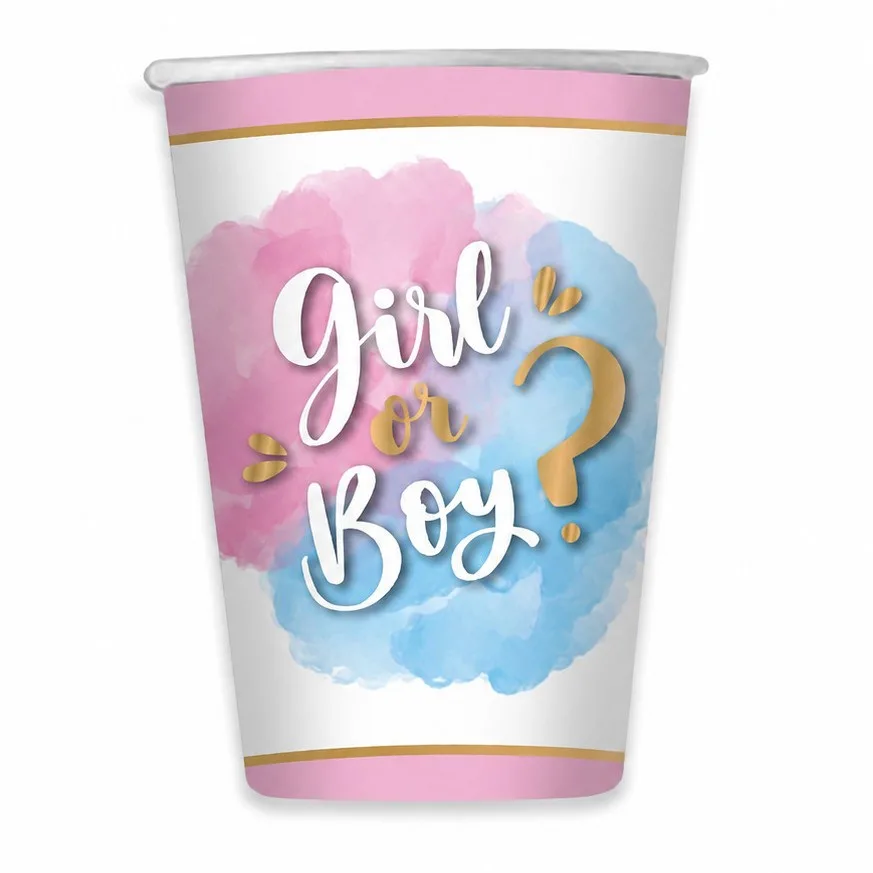 Χάρτινα Ποτήρια – Girl or Boy (8 τεμ)