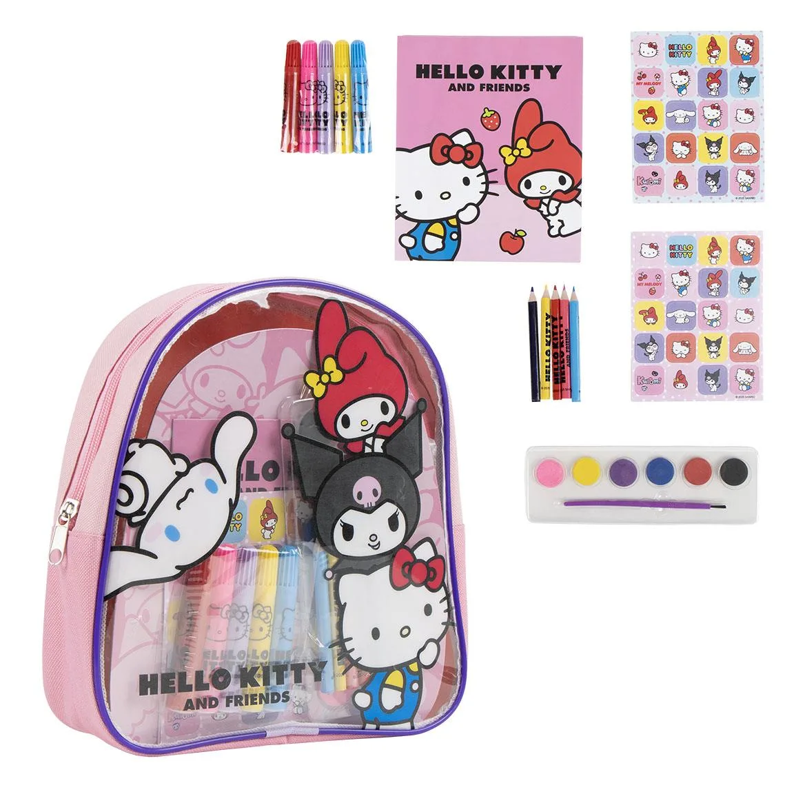 Τσάντα με σετ Ζωγραφικής Hello Kitty - Kuromi