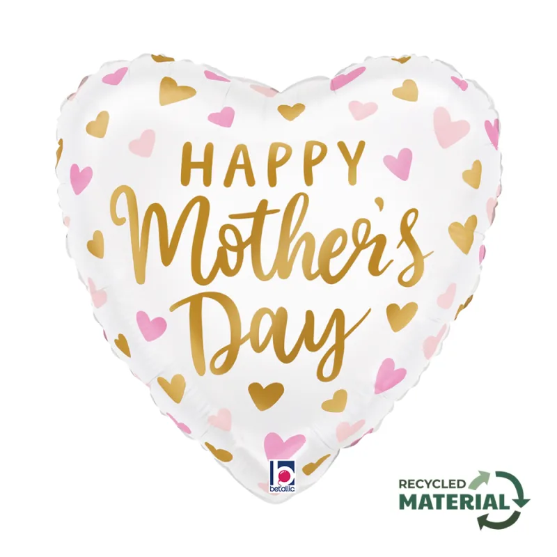 18'' Μπαλόνι Καρδιά Happy Mother's Day