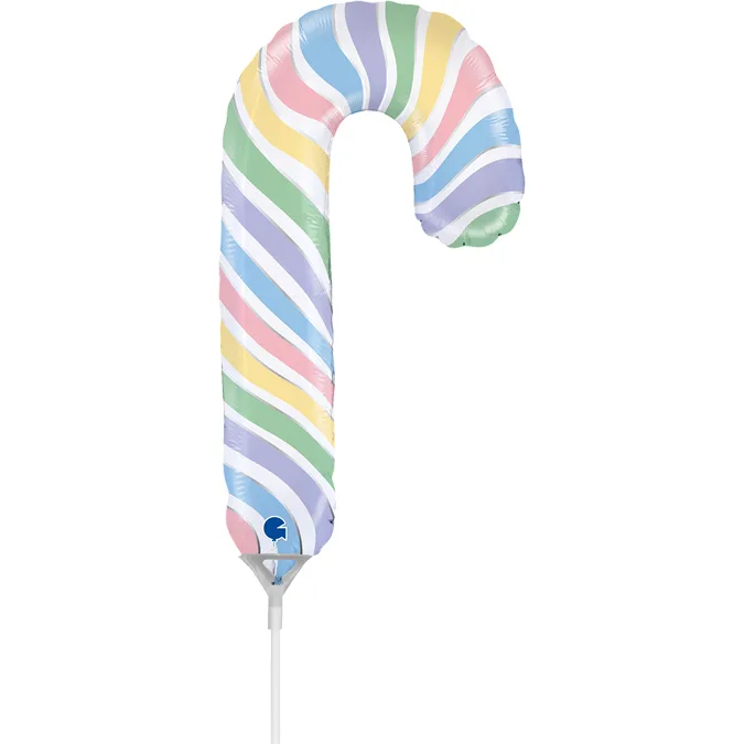 14" Mini Shape Μπαλόνι macaron Candy Cane