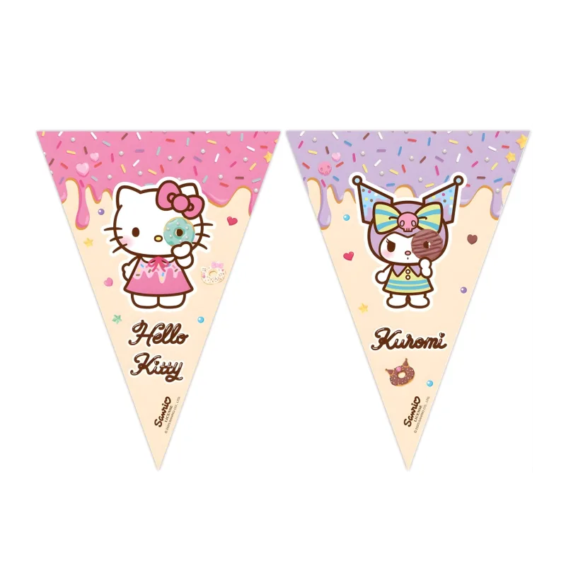 Τριγωνικά Σημαιάκια Hello Kitty &amp; Kuromi (230cm)