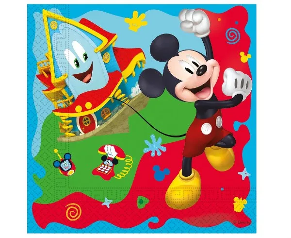 Χαρτοπετσέτες Mickey Rock The House (20 τεμ)