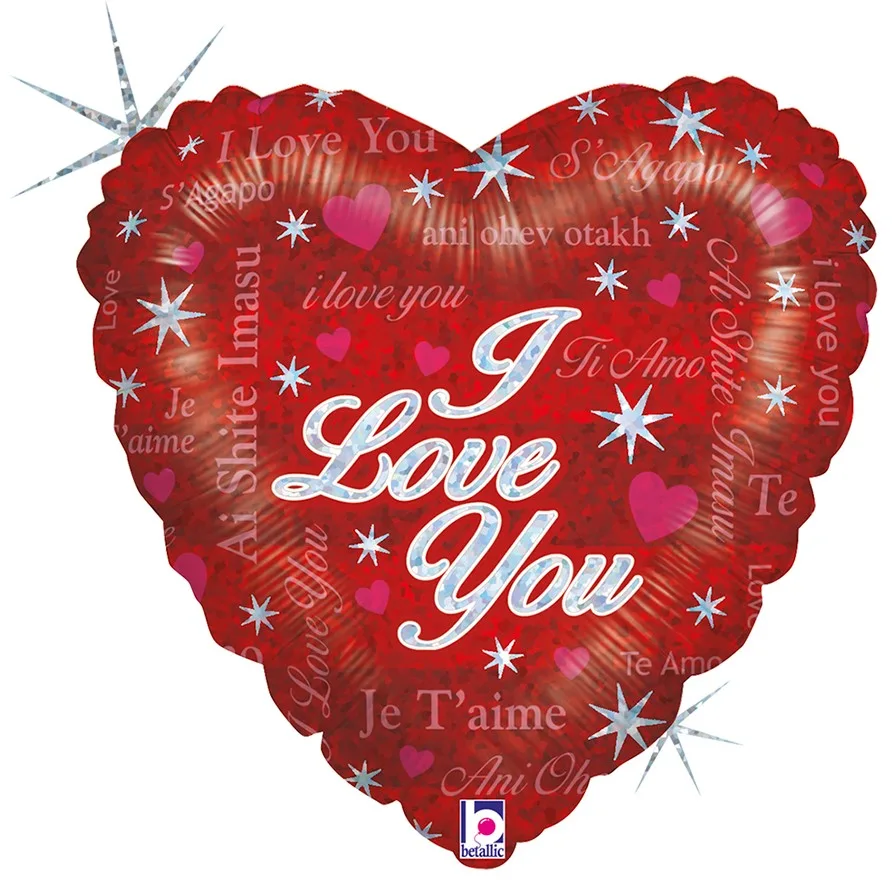 18" Μπαλόνι Καρδιά Love you languages