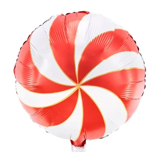 18" Μπαλόνι γλειφιτζούρι Candy Cane κόκκινο