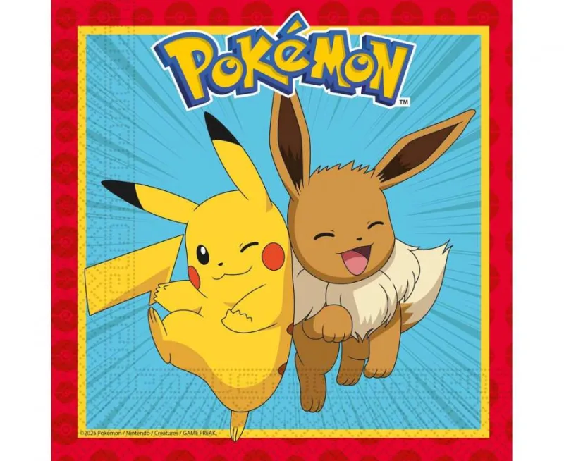 Χαρτοπετσέτες Pokemon (20 τεμ)