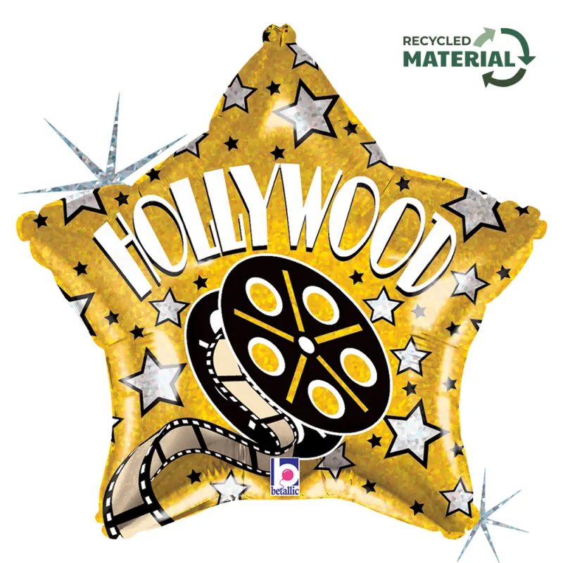 19'' Μπαλόνι αστέρι Hollywood Star