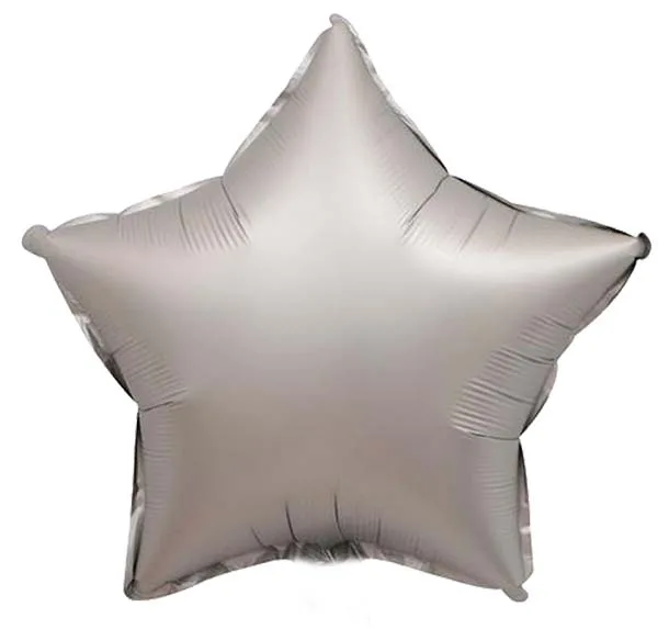 18" Μπαλόνι chrome ασημί αστέρι