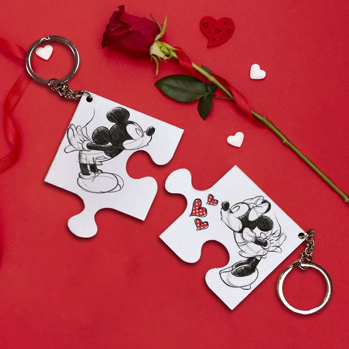Μπρελόκ για ζευγάρι - Mickey &amp; Minnie in Love (2 τεμ)