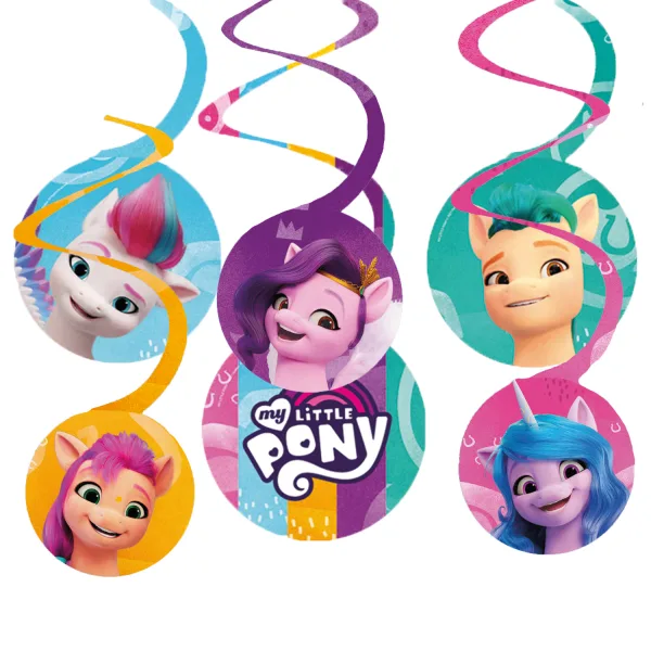 Swirl Διακοσμητικά Οροφής My Little Pony (6 τεμ)