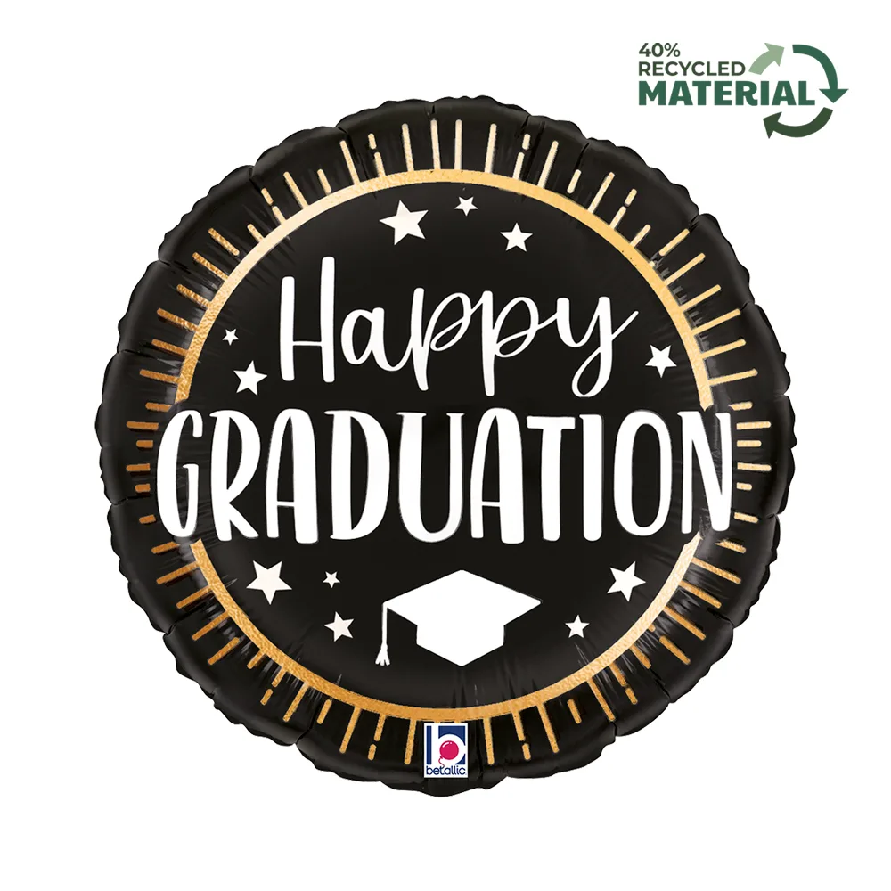 18'' Μπαλόνι Στρογγυλό Happy Graduation