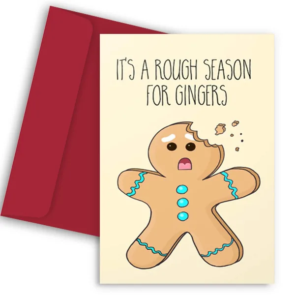 Χριστουγεννιάτικη Κάρτα - Rough Ginger Season