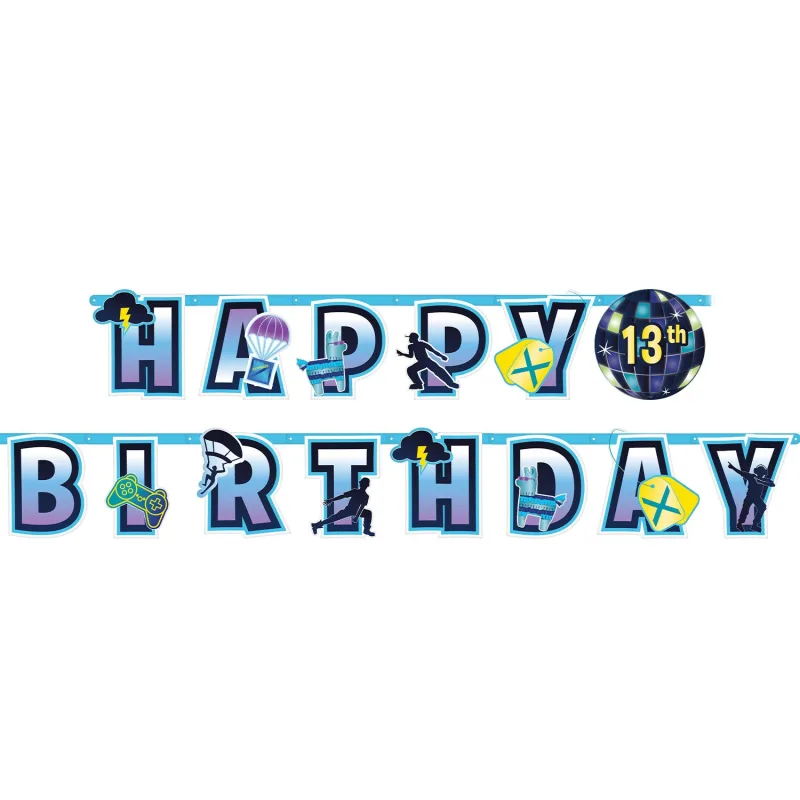 Γιρλάντα Happy Birthday Battle Royal