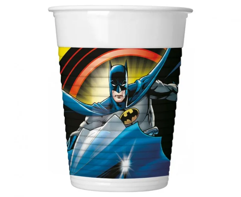 Πλαστικά Ποτήρια πάρτυ - Batman (8 τεμ)
