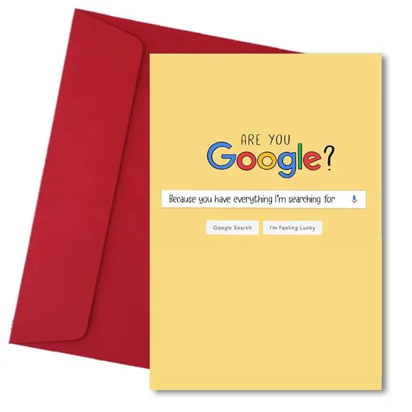 Κάρτα Αγάπης - Are you Google?