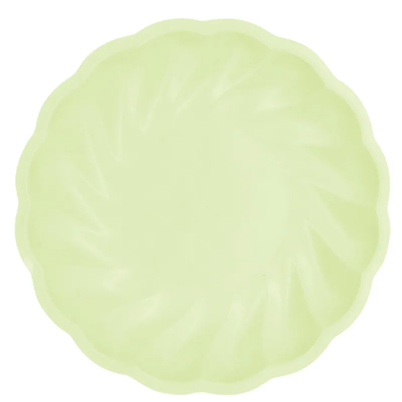 Πιάτα φαγητού Vert Décor πράσινα (6 τεμ)