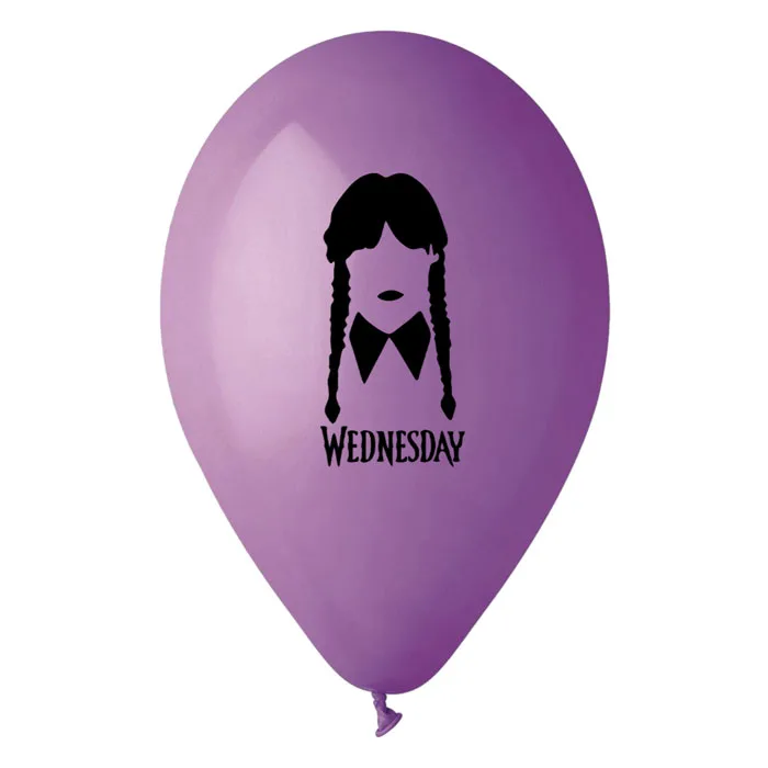 Μπαλόνι μοβ Wednesday Addams (25 τεμ)