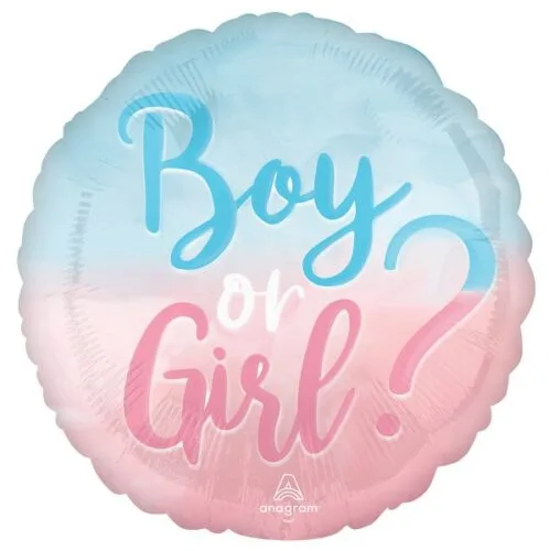 18" Μπαλόνι the Big Reveal "Boy or Girl"