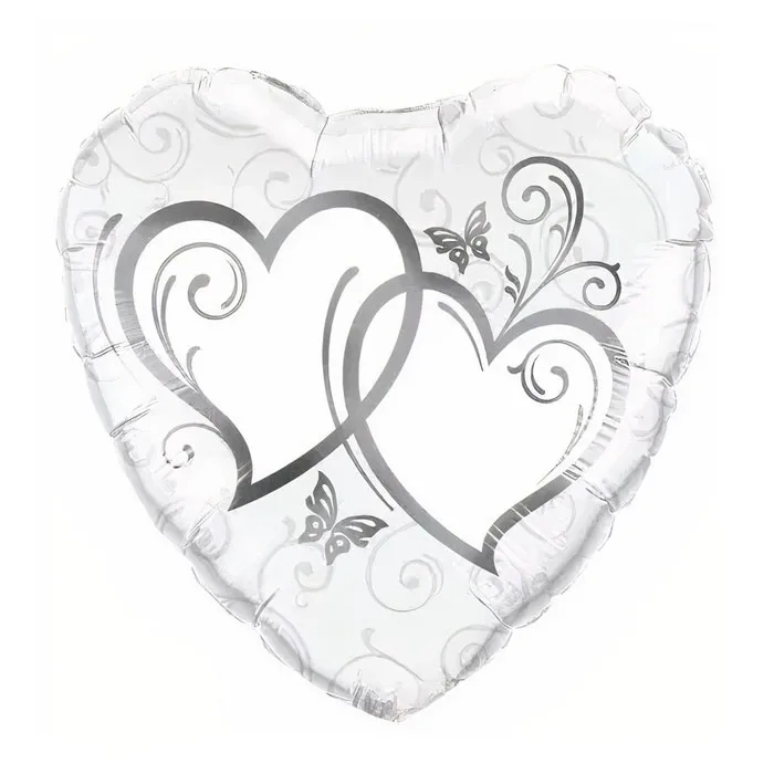18" Μπαλόνι Καρδιά Entwined Hearts