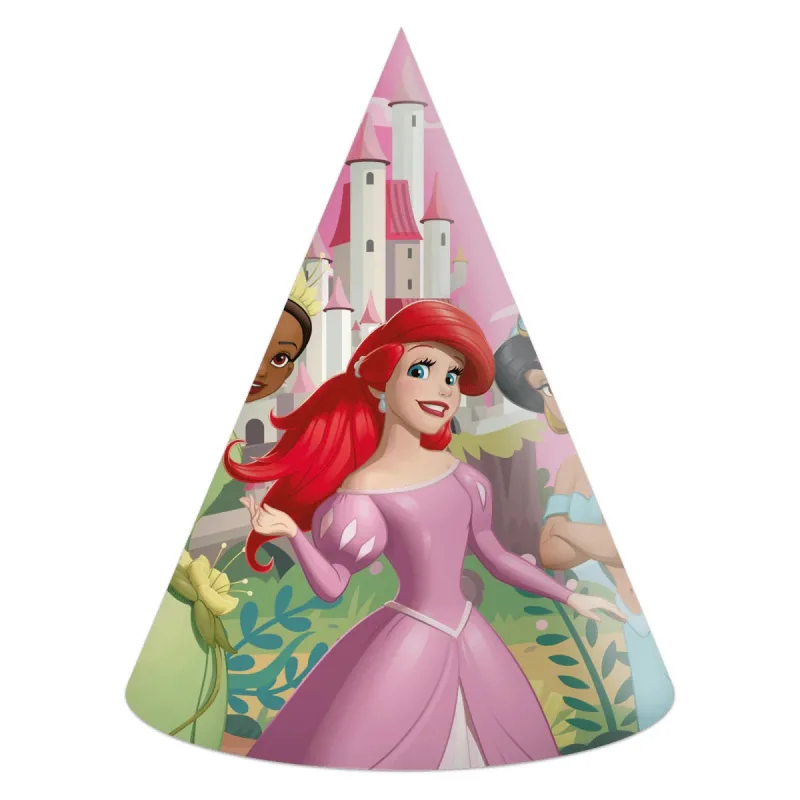 Καπελάκια πάρτυ Πριγκίπισσες Disney (6 τεμ)