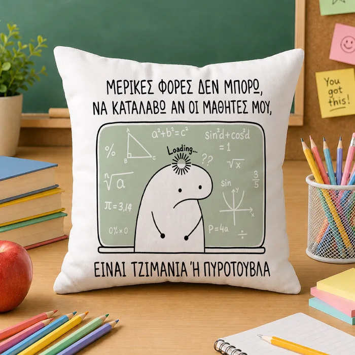 Μαξιλάρι για Δάσκαλο – Τζιμάνια ή Πυροτούβλα