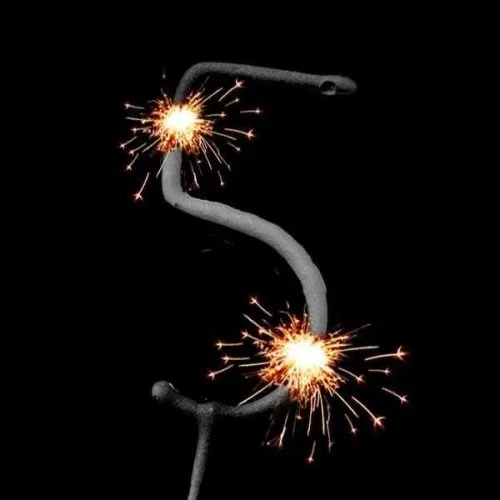 Κεράκι Sparkle αριθμός 5