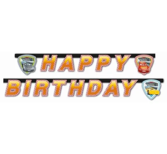 Γιρλάντα Happy Birthday Cars McQueen (200cm)