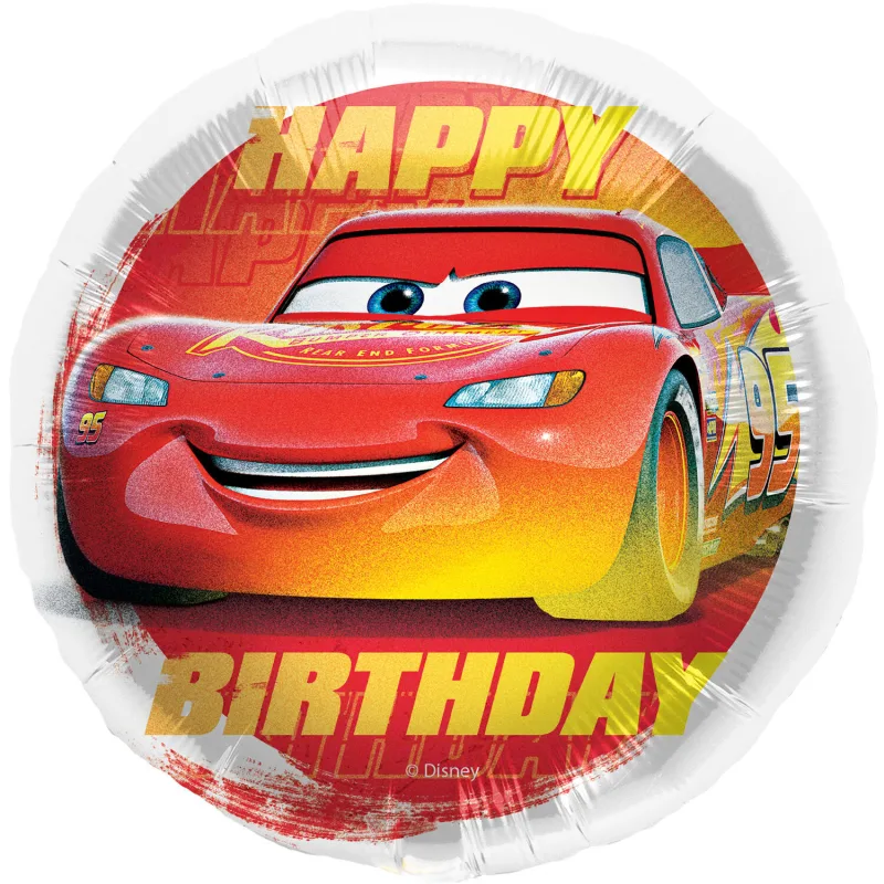 18" Μπαλόνι Happy Birthday - Cars McQueen