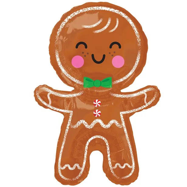 31" Μπαλόνι Gingerbread Man