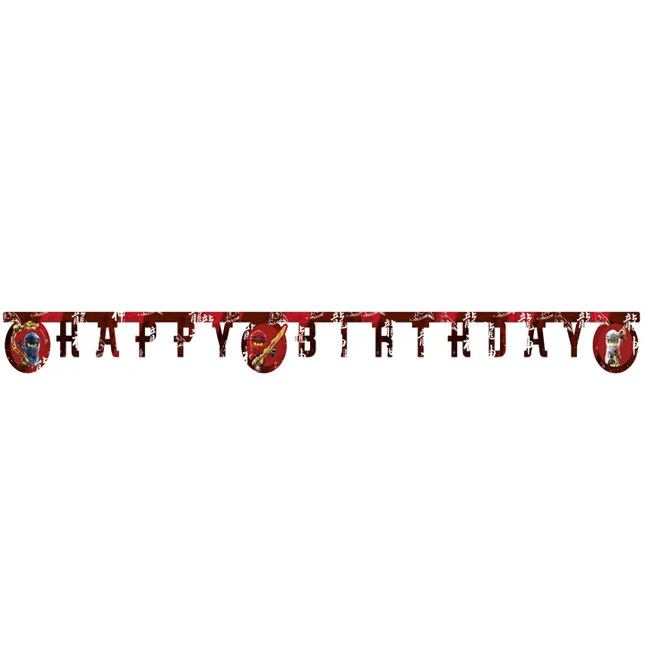 Γιρλάντα "Happy Birthday" Lego Ninjago