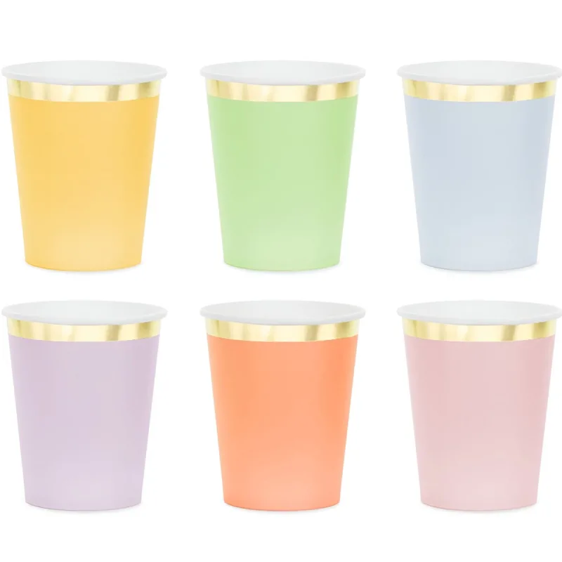 Ποτήρια πάρτυ Elegant Pastel (6 τεμ)