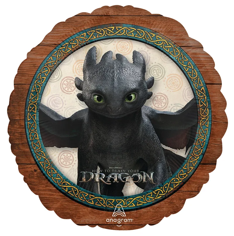 18'' Μπαλόνι Toothless - Πως να εκπαιδεύσετε το Δράκο σας