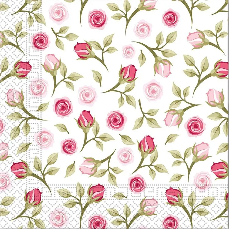 Χαρτοπετσέτες Romantic Roses (20 τεμ)