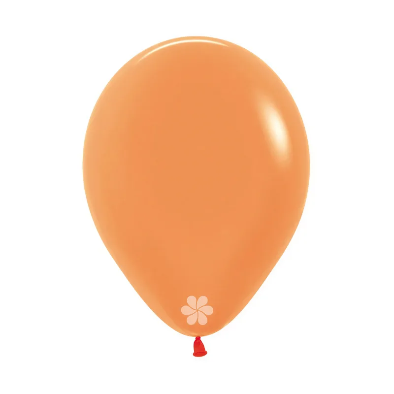 12" Neon Πορτοκαλί λάτεξ μπαλόνι (100 τεμ)