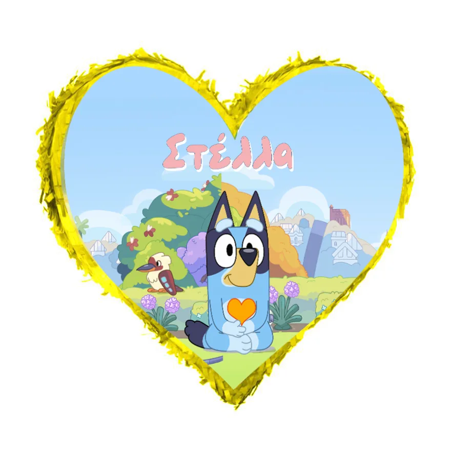 Πινιάτα καρδιά Bluey