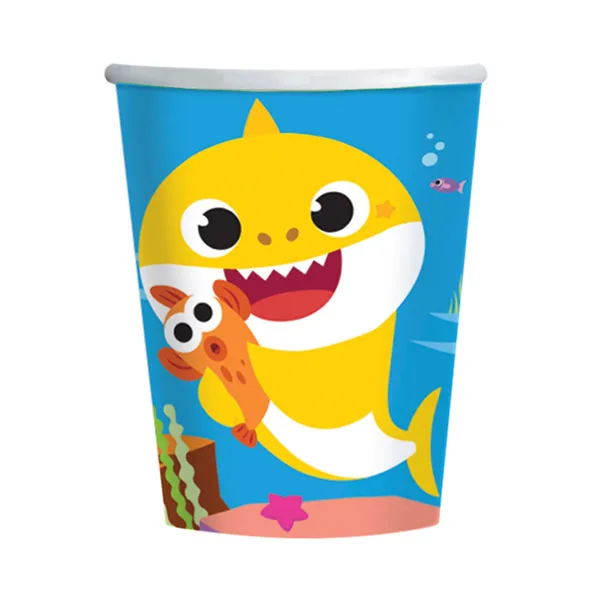 Ποτήρια πάρτυ Baby Shark (8 τεμ)